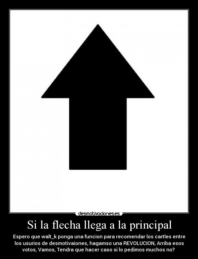 Si la flecha llega a la principal -