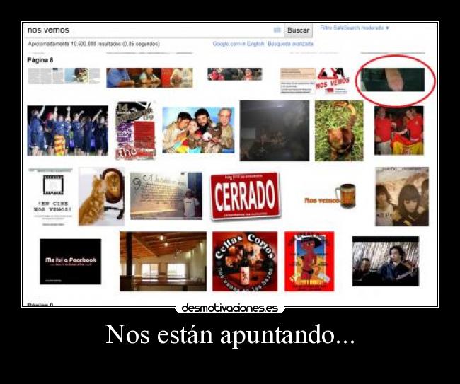 Nos están apuntando... -