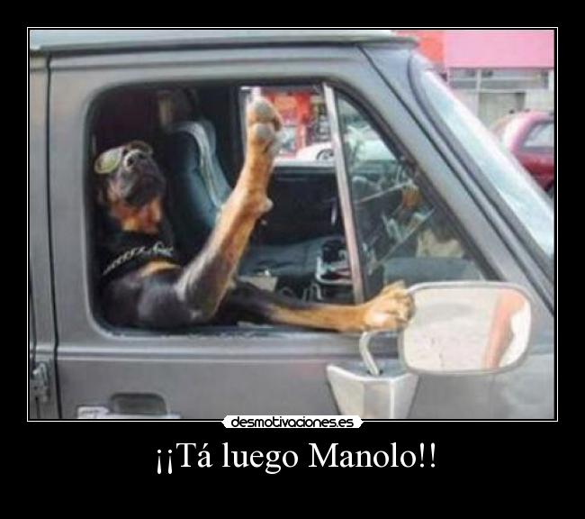 ¡¡Tá luego Manolo!! -