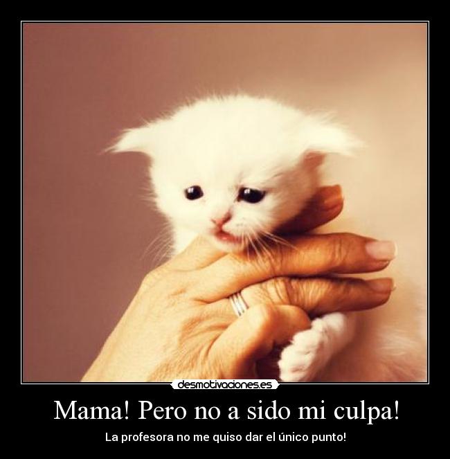 Mama! Pero no a sido mi culpa! - 