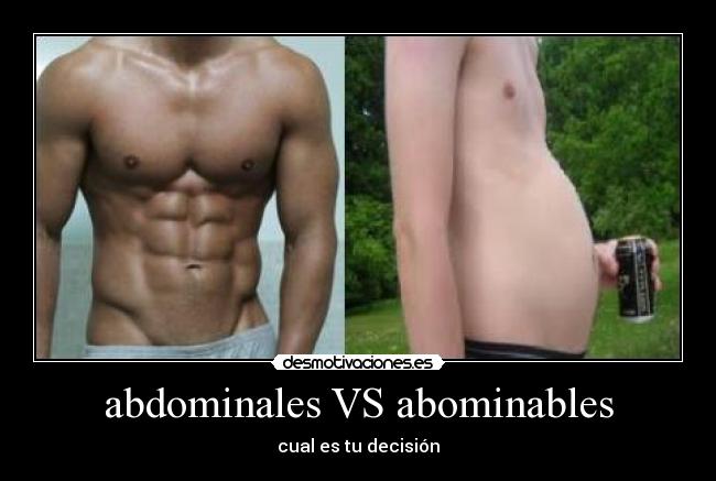 abdominales VS abominables -