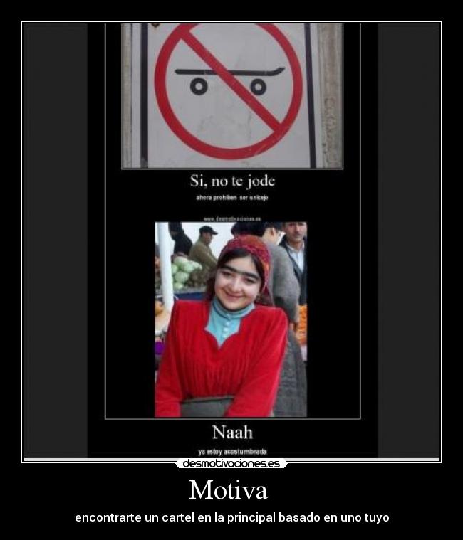 carteles desmotivaciones