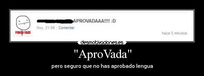 AproVada - pero seguro que no has aprobado lengua