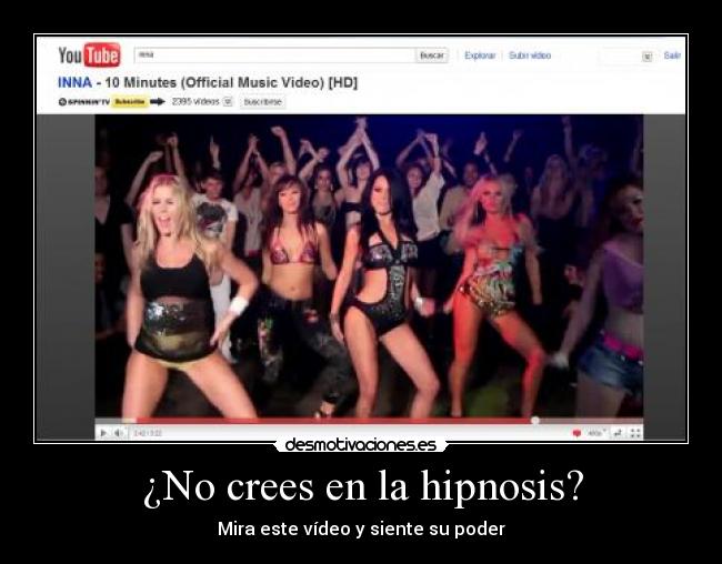 ¿No crees en la hipnosis? -