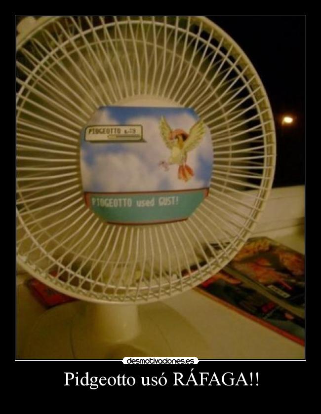 Pidgeotto usó RÁFAGA!! -