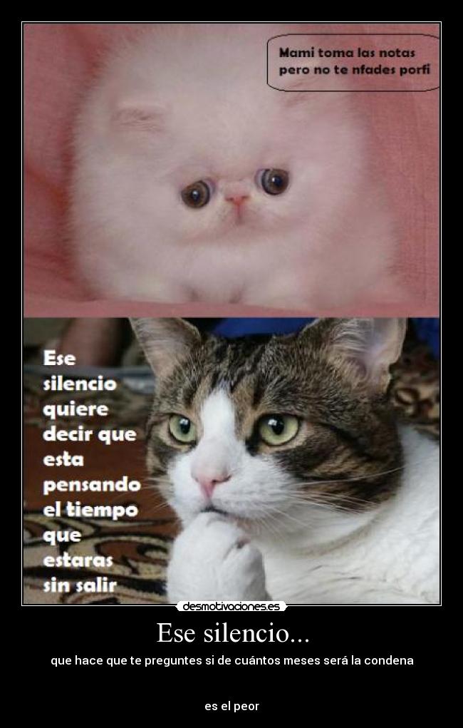 Ese silencio... - 