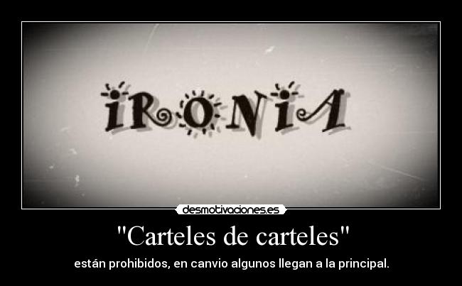 Carteles de carteles -