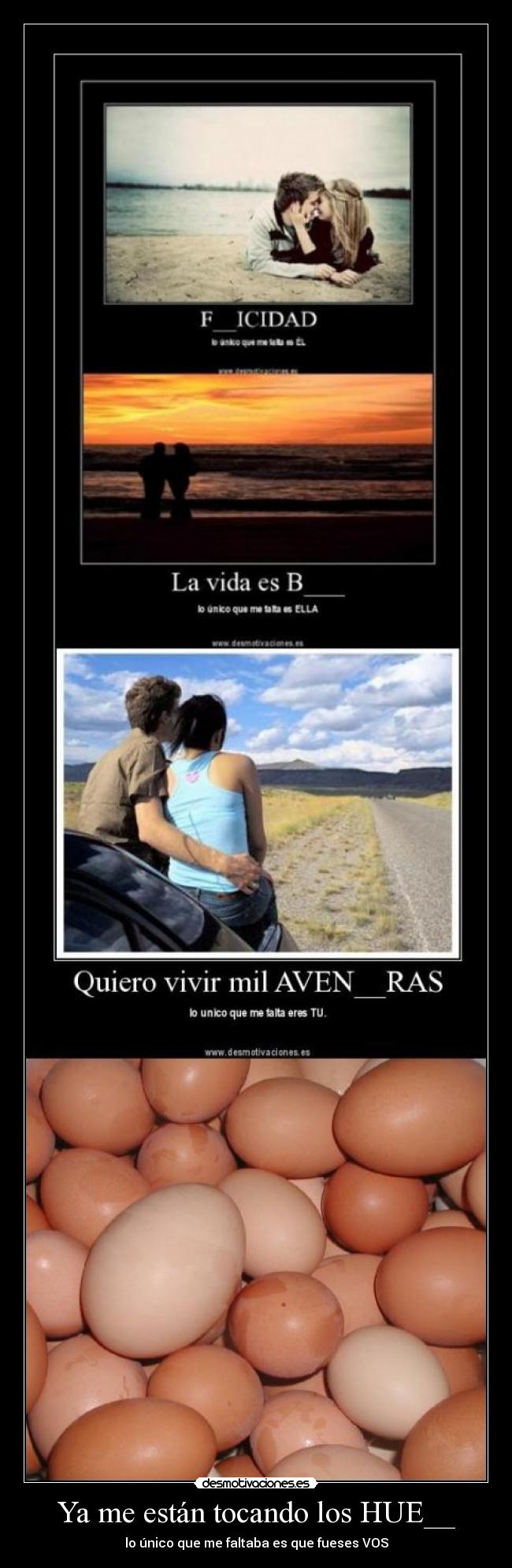 carteles huevos desmotivaciones