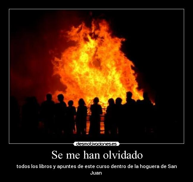 Se me han olvidado -