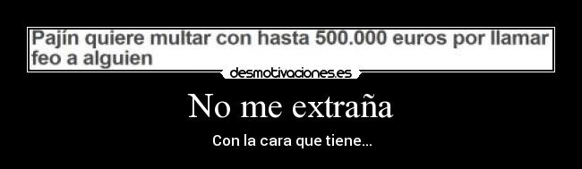 No me extraña - 