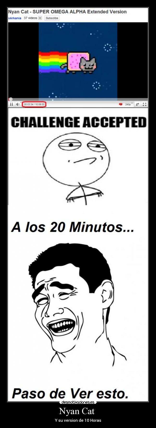 Nyan Cat  - Y su version de 10 Horas
