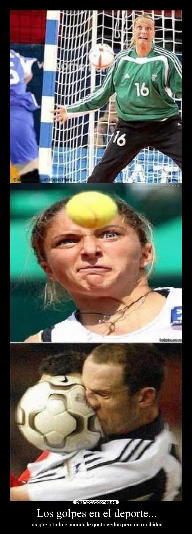 Los golpes en el deporte... - 