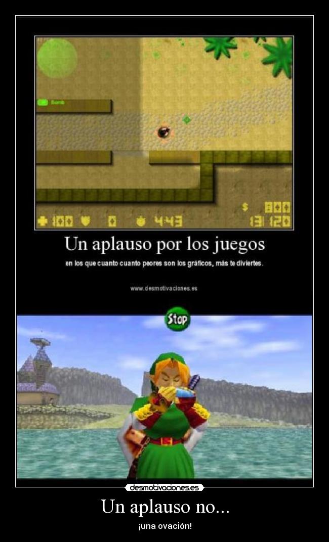 Un aplauso no... - ¡una ovación!