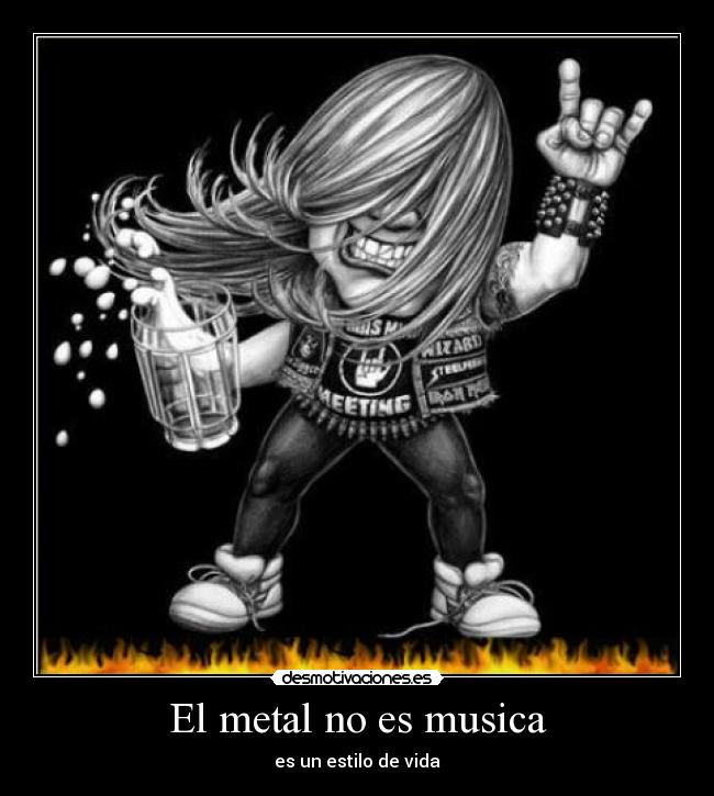 El metal no es musica -