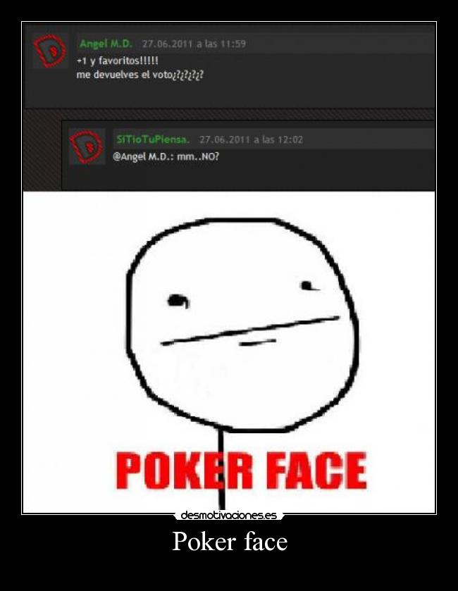 Poker face - 