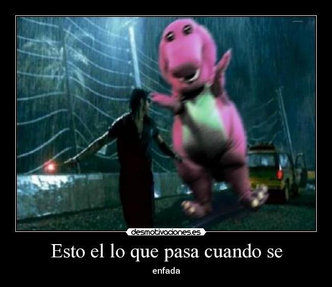 Esto el lo que pasa cuando se -