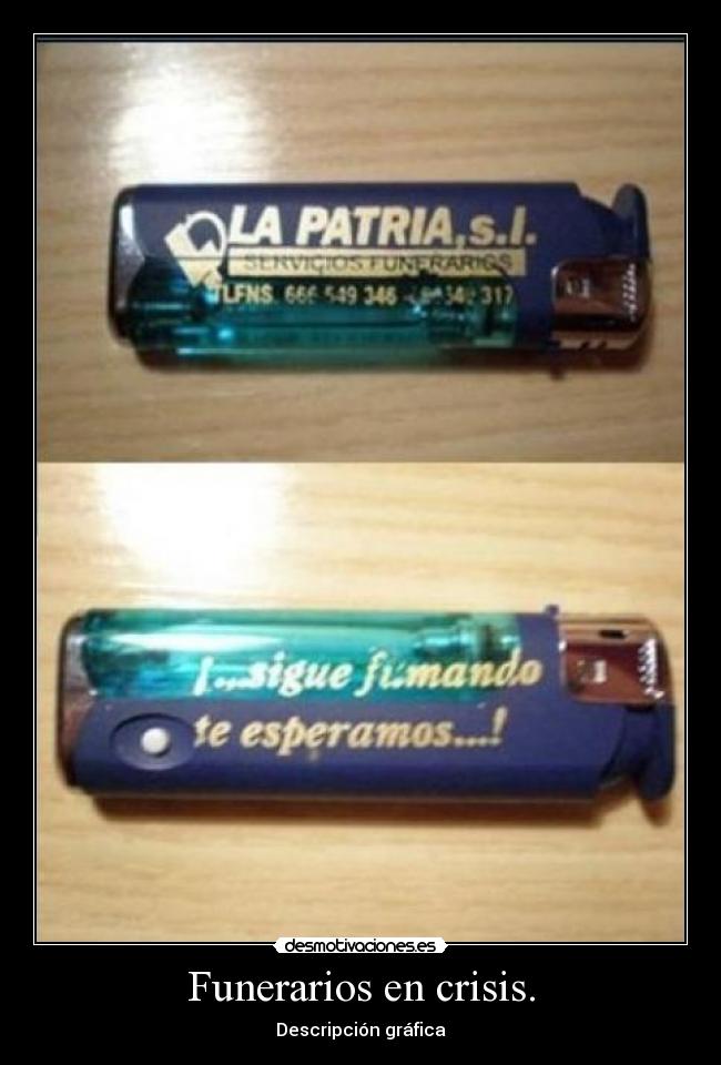 Funerarios en crisis. - 