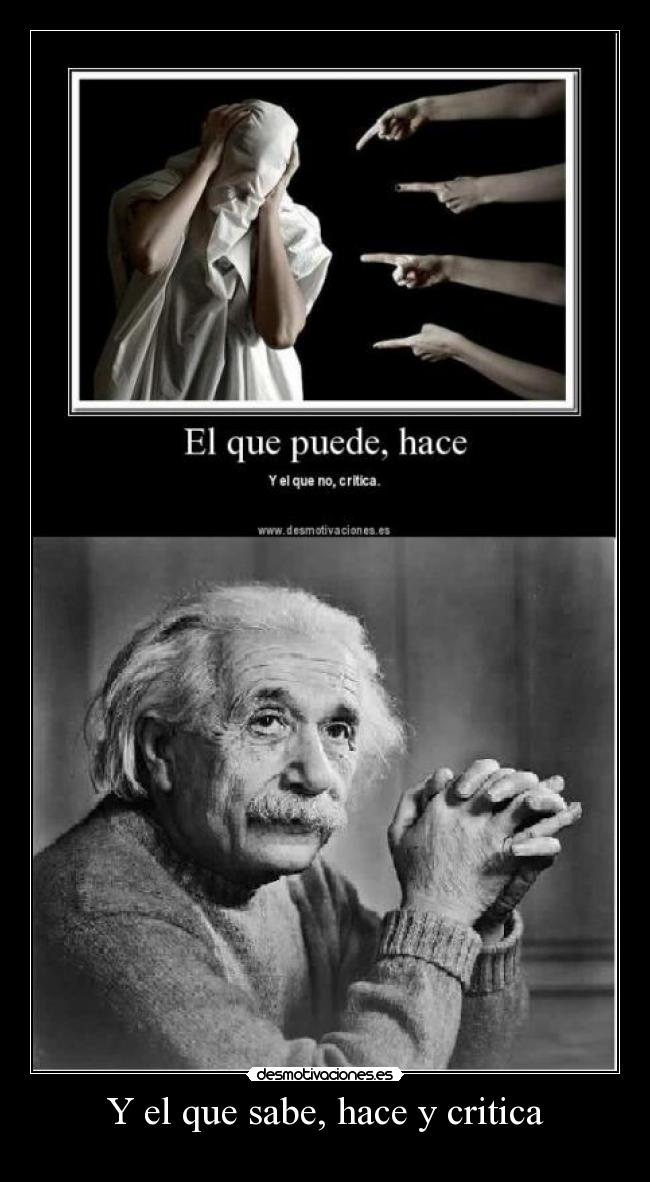 carteles que sabe hace critica desmotivaciones