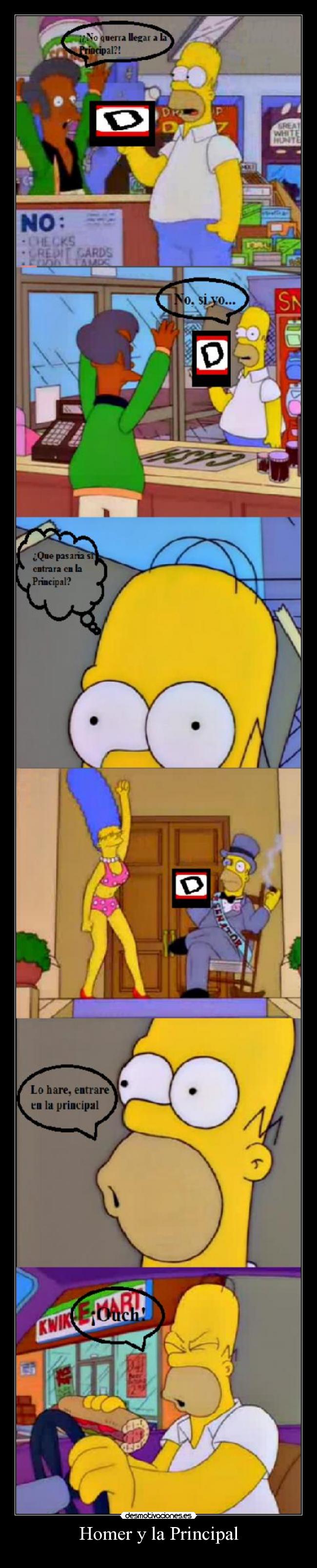 Homer y la Principal - 