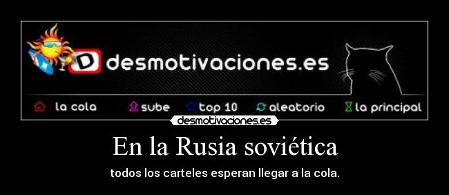 En la Rusia soviética - 