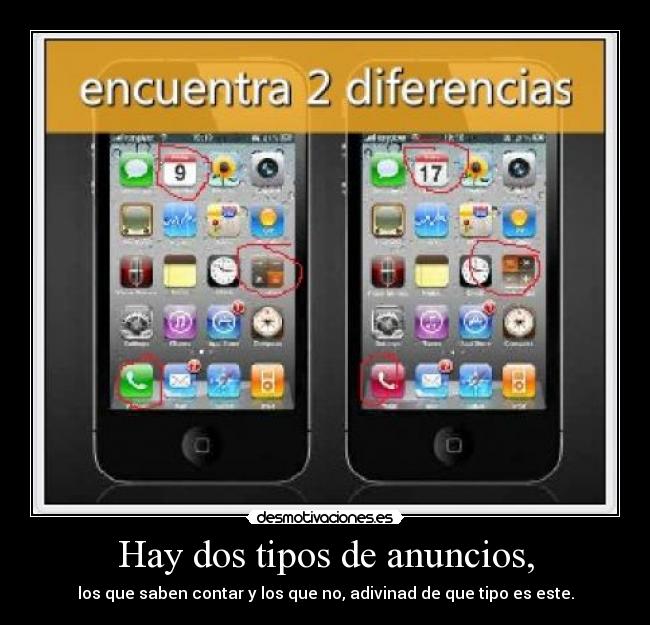 Hay dos tipos de anuncios, - 