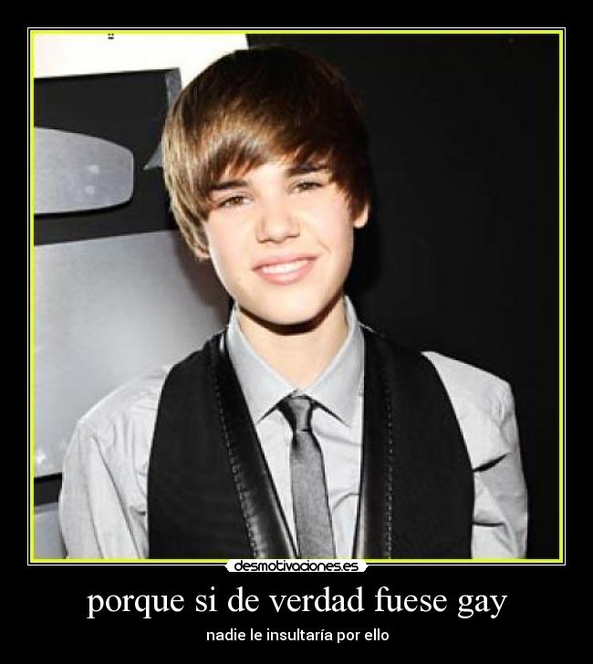 porque si de verdad fuese gay - nadie le insultaría por ello