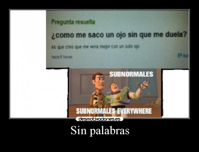 Sin palabras -