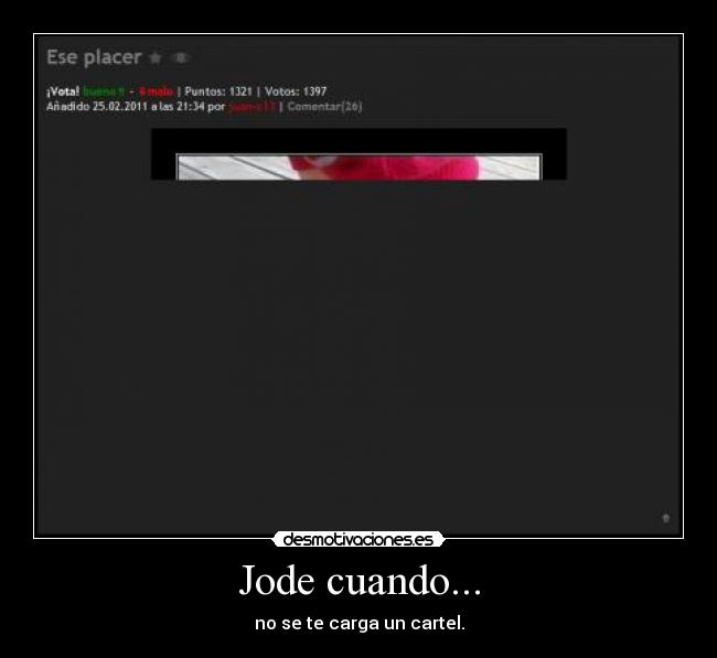 Jode cuando... -