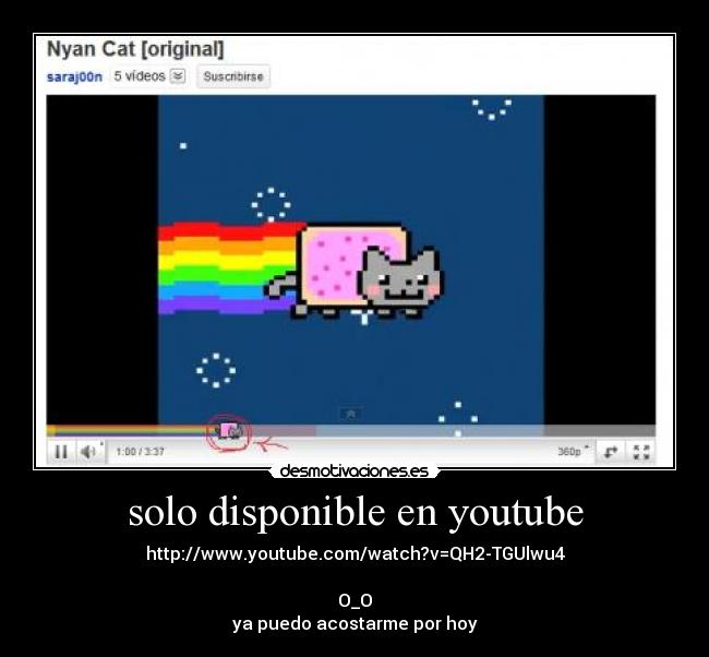 solo disponible en youtube - http://www.youtube.com/watch?v=QH2-TGUlwu4

O_O
ya puedo acostarme por hoy