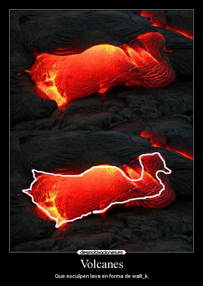 Volcanes - Que esculpen lava en forma de walt_k.