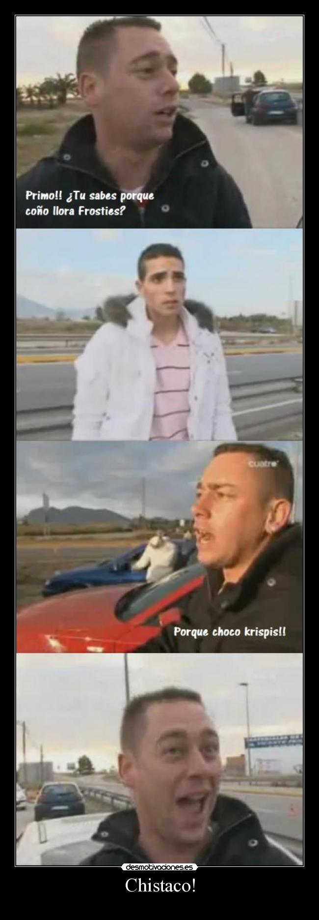 carteles chiste choco krispis frosties llorar llora jajaj lol xd humor risa comico buen rollito desmotivaciones