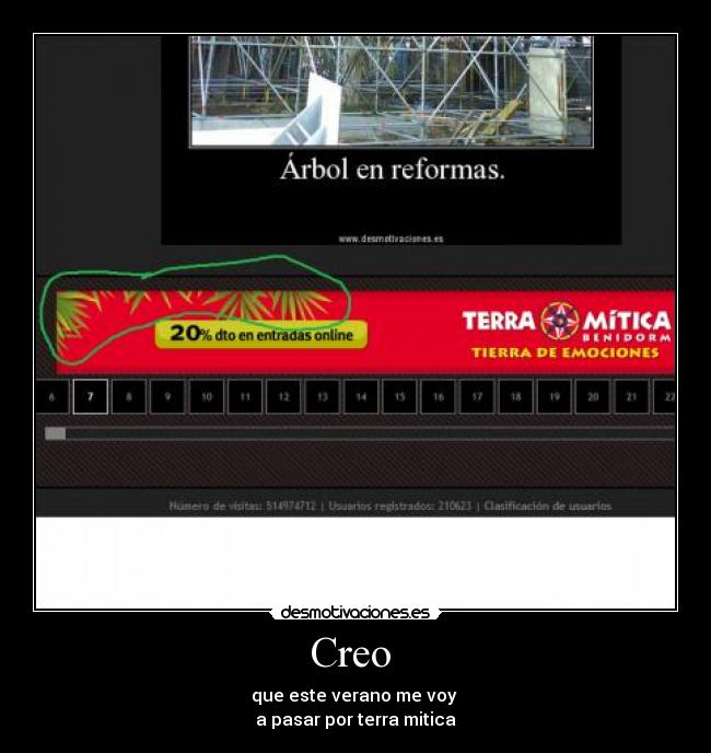 Creo  - que este verano me voy 
a pasar por terra mitica