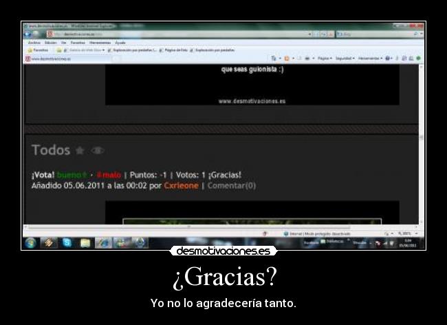 ¿Gracias? -