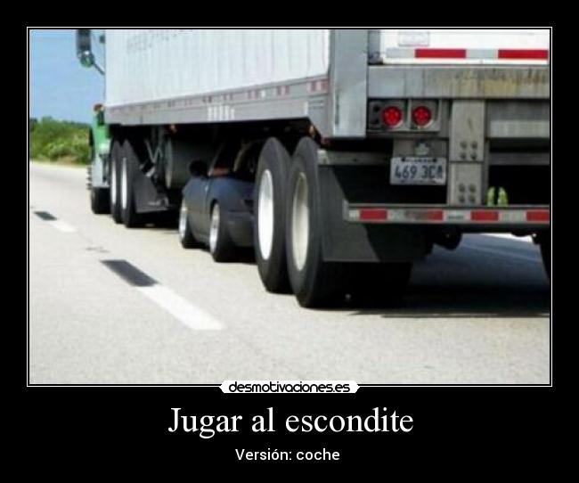 Jugar al escondite - Versión: coche 