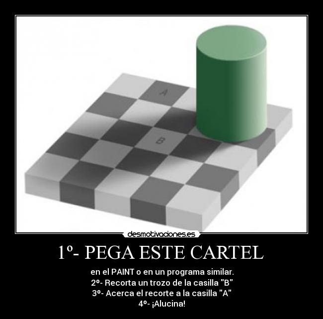 1º- PEGA ESTE CARTEL -