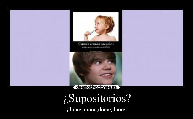 ¿Supositorios? - 