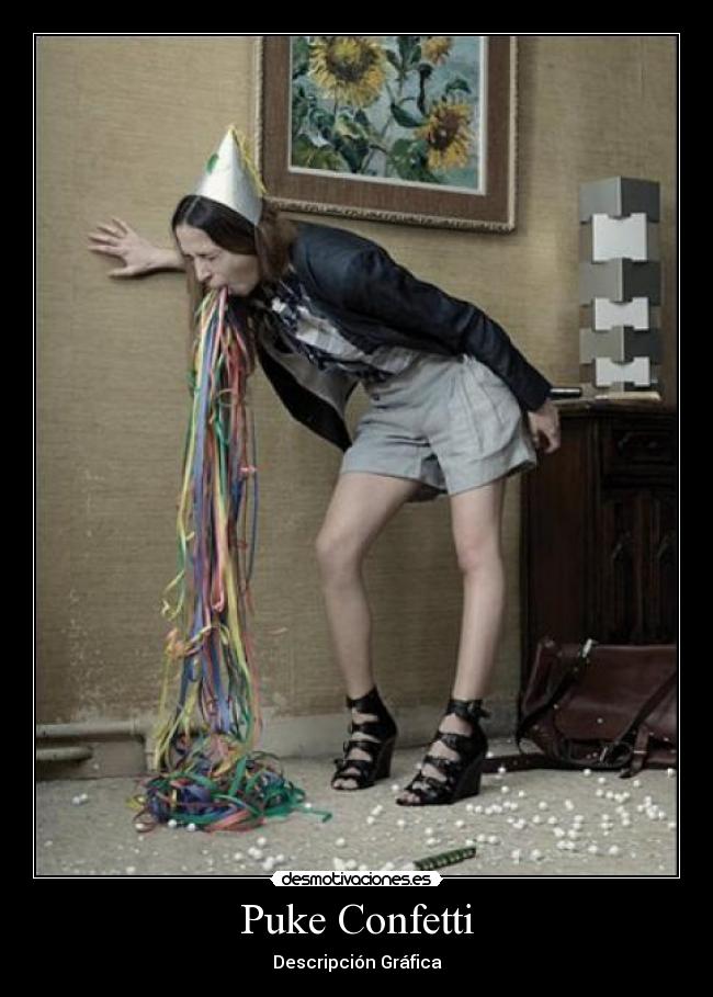 Puke Confetti - Descripción Gráfica