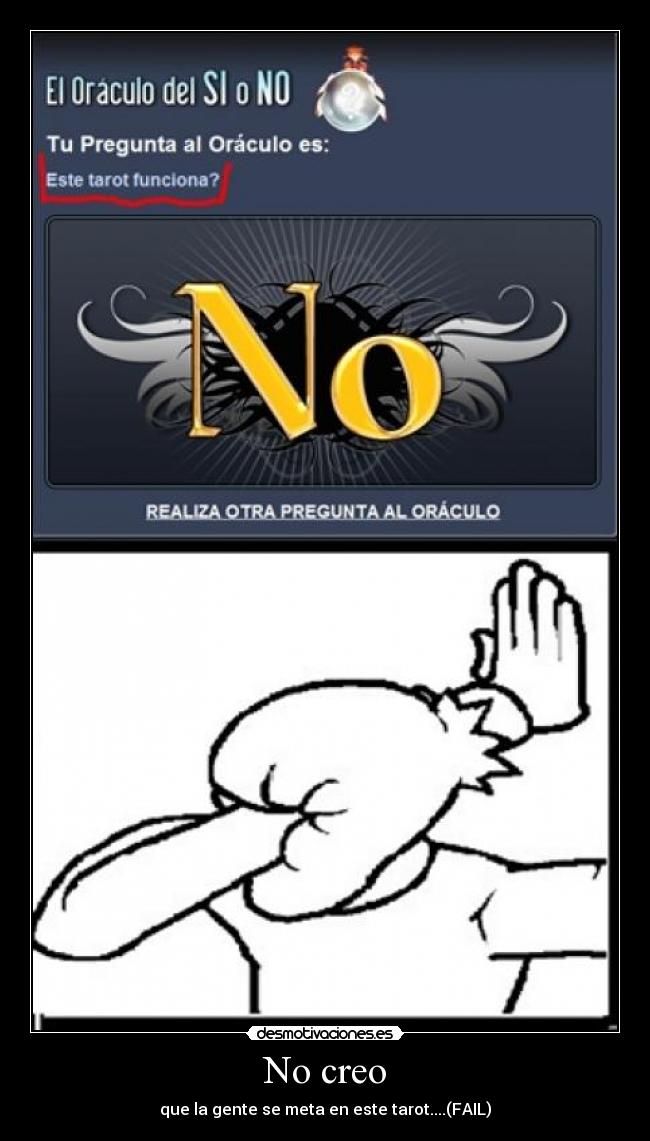 No creo -