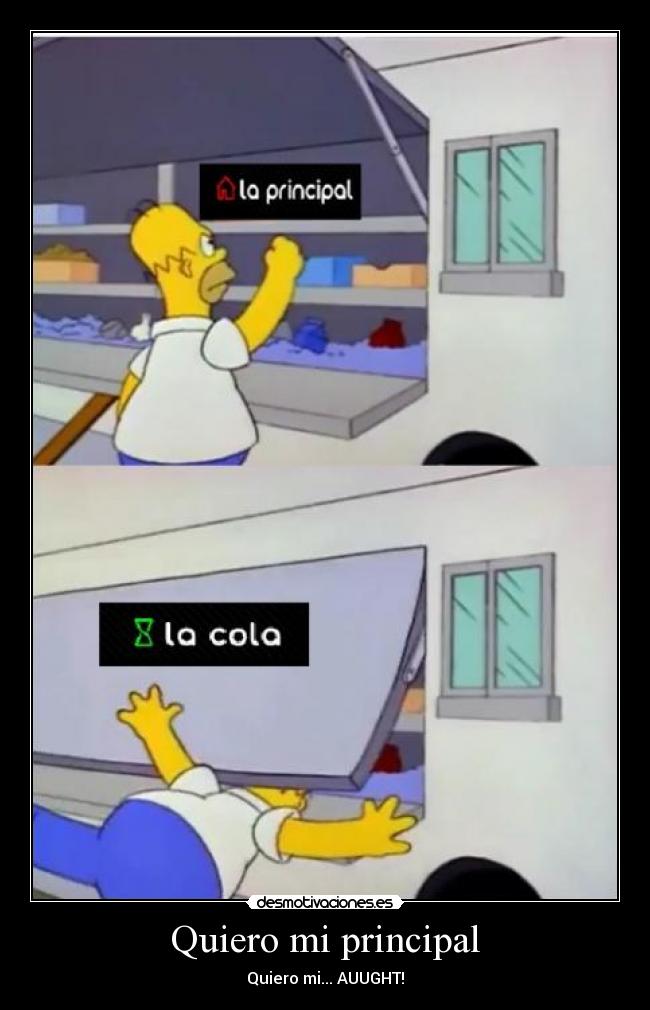 Quiero mi principal - 