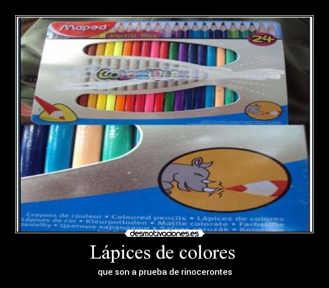 Lápices de colores  - 