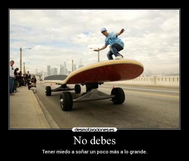 No debes -