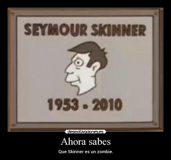 Ahora sabes -