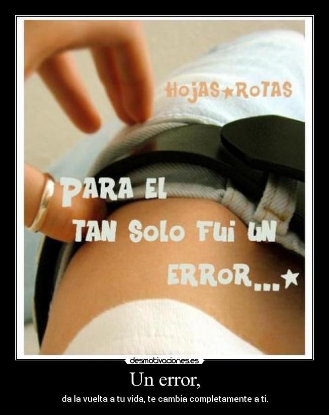 carteles errores desmotivaciones