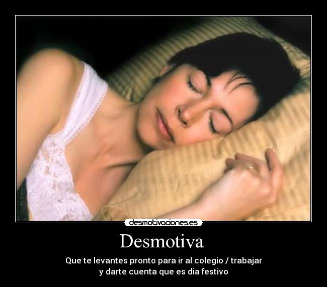 carteles sueno desmotivaciones