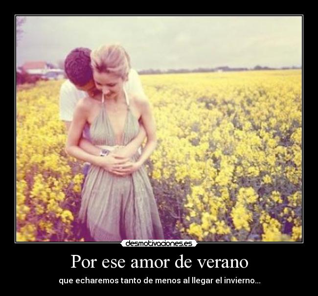 Por ese amor de verano -