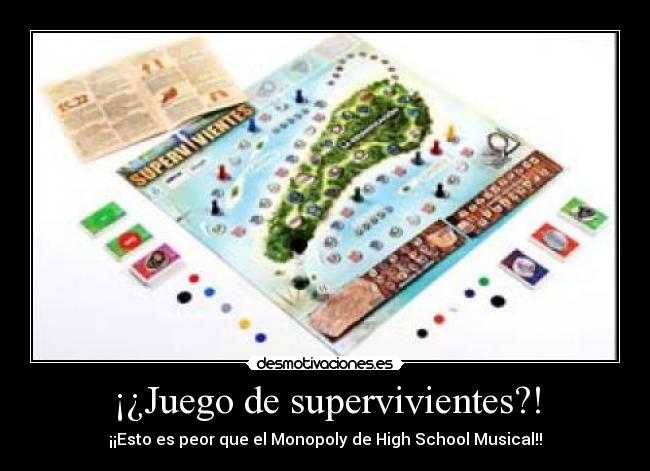 ¡¿Juego de supervivientes?! - ¡¡Esto es peor que el Monopoly de High School Musical!!