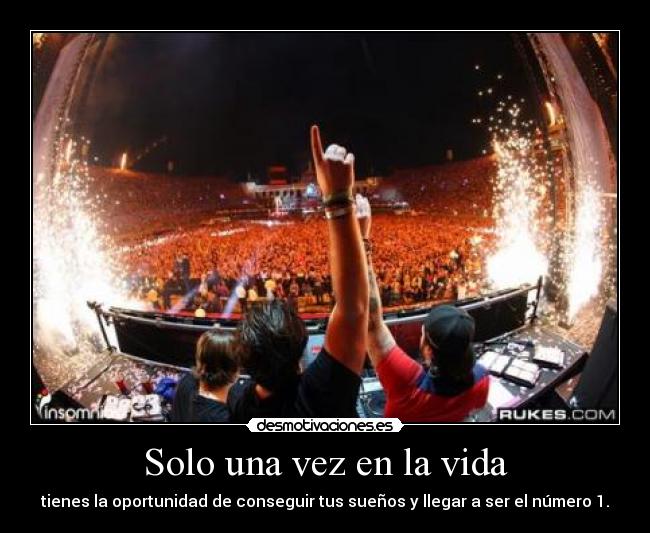 Solo una vez en la vida -