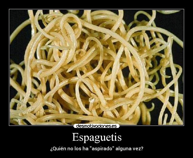 Espaguetis -