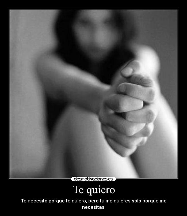 Te quiero -