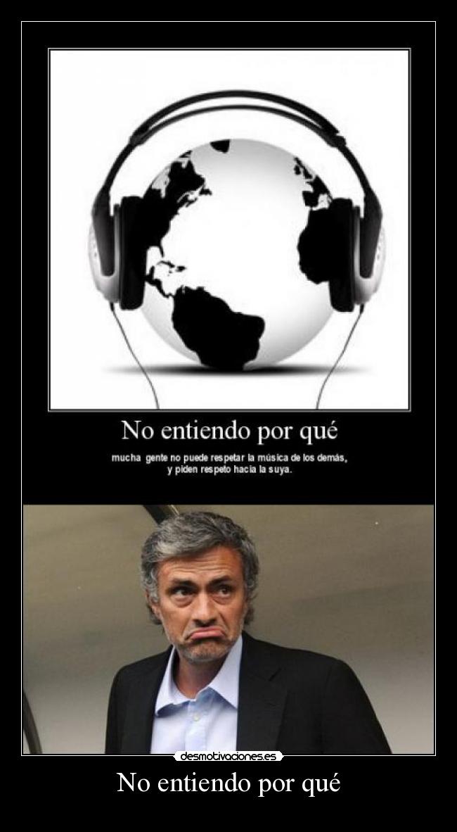 No entiendo por qué -